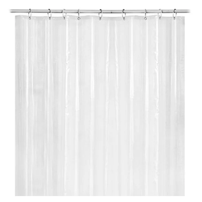 Bathroom Waterproof transparent PEVA Transparent Shower Curtain