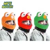 Funny Unisex Frog/panda Motorcycle Helmet Cover Mask Furry Animal Head Cover Crazy Case Costume for Full Helmets