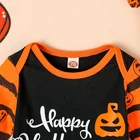 Baby Clothes Wholesale Halloween Baby Romper Sets For Autumn Unisex Kids Festival Clothes Set