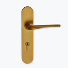Factory Low Price Zinc Alloy Brown bronze finish Mortise Lock, Security Door Lock Hardware Handle Set, Interior Lock