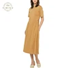 Made From A Cotton-modal Blend Softness And Comfort T-Shirt Midi Dress