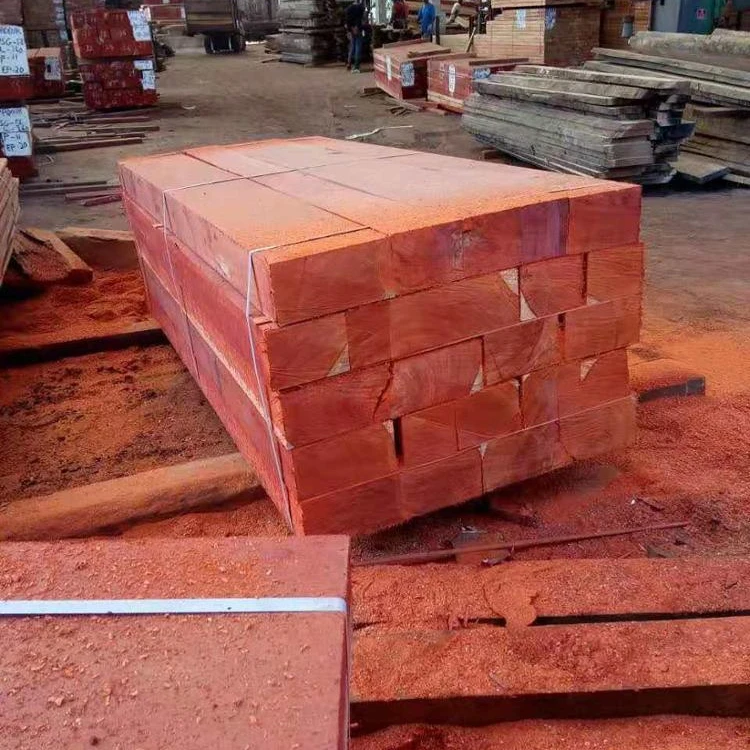 40 ''x 8' Ruw Gezaagd hout Board Padouk hout, Kwart gezaagd hout in building