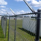 High Quality Hot Dipped Galvanized Used Chain Link Fencing for Sale