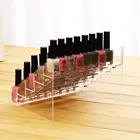 Acrylic Table Top Display Table Stand Acrylic 5 Tier Nail Polish Table Top Display Stand With Make Up Store