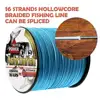 Ashconfish Braided Fishing Line 16 Strands Hollow Core Fish Wire 1000M 20-500LB