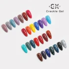 New New Gel Polish CX Beauty Wholesale New Long Lasting Magic Crackle Effect Gel Nail Polish