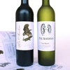 Wholesale Custom Recyclable Adhesive Printing Red Wine Bottle Private Label