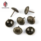 floral head 23mm shank upholstery furniture nails flower pattern metal bronze sofa decorative tacks nail