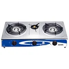 2 Burners Stove Automatic Ignition Stainless Steel With 2 Burners Of Cooker Stove Spare Parts