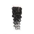 Bliss Esteem HD 4x4 Swiss Lace Closure Natural Deep Wave Cheap Virgin Brazilian Cuticle Aligned Hair Price Closure Vendors