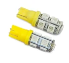 UNJOYLIOD LED 12V T10 9SMD 1W 5050 9 SMD 192 168 194 W5W white/blue/red/green/yellow/pink LED Side Light Wedge Bulb Lamp