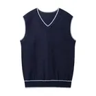 School Uniforms Basic Style V-neck Vest Sweater School Uniforms Of Children
