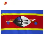 wholesale double stitched promotional 3x5 custom printing Swaziland national country flag