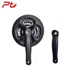 Cycling crankset 170mm length Bike chain ring crank 24T/34T/42T Bicycle cranksets