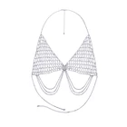 xl01608c Sexy Crystal Bikini Harness Body Chain Bra Necklaces Body Jewelry