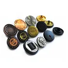 Cheap OEM colorful Black PVC bag four parts fit plastic snap button for PVC bags Slipper