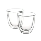 Shot Glass Glass 10oz Clear Coffee Mug Tea Espresso Shot Cups Beverage Double Wall Insulated Water Glass