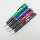 3 In 1 Stylus screen touch Tip Twist Action Ballpoint gift pen with led flashlight Rubber Grip for promotion