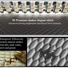 Leather Car Mat New Mats SGS Quality NEW DESIGN Hexagon Type PU Leather Carmats for Europe Car Floor Mat