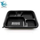 Food Takeaway Plastic Disposable PP Lunch Microwavable Tiffin Box