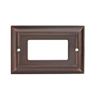 Logo Customization Wall Plate Switch 1 Gang America Outlets Electrical Led Wall Switch Cover Plate