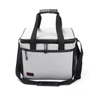 KID big capacity 24 can custom yellow grey picnic lunch insulated thermal lunch cooler bag manufacturer