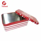 accept custom order rectangular empty jar christmas gitf tin box packaging