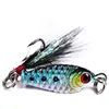 Fishing Lure 5.2g Lead Fish Hook With Feather 4 colors Fishing Bait Casting Lure Fishing Tackle Exported Baits