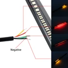 Motorcycle Tail Brake Stop Turn Signal Integrated Led LIght strip 12V