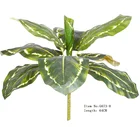 ISEVIAN Decorative Artifical Plant Mixed Color Green Colorful Large Leaf Indoor Plants decorative artificial plant