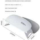 Energy-Saving and Portable Sun light Mini 6W UV led nail lamp for curing gel polish