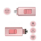 Waterproof Metal 4 In 1 OTG Usb Flash Drive 16gb 32gb 64gb For Iphone Android Type-c