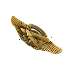 Wholesale brooch Antique silver agent lapel pin and badge
