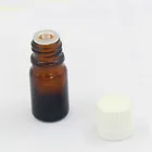5ml amber empty dropper bottle small glass vial with cap