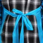 CPE isolation gown disposable gown blue disposable gowns