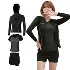 3 Pcs Wholesale Women Sportswear Gym Tights And Crop Top Seamless Yoga Set Yoga Wear Sport Clothing