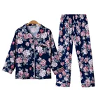 Custom Printed Children's Clothing Home Wear Long Sleeved Kids Nightie Pajamas Sets For Girl Boy