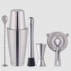 Factory Direct 800ml stainless steel shaker boston cocktail gift barware tool set