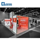 Hot Sale Portable Freestanding Double Sided Backlit 10 X 20 Trade Show Booth Led Expo Display Wall