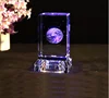 MH-F0093 high quality crystal 3d laser cube with led/3d laser crystal cube/3d laser engraved crystal cube