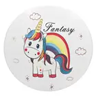 IMVSINCERE LED kids ceiling light, Unicorn Ceiling Light Round LED Lamp for Nursery, Children Bedroom, IP44