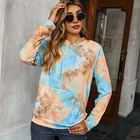 Hoodies New Trend Tie Dye Hooded Sweater Loose Casual Sweater Long Sleeves Hoodies For Women
