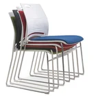 Plastic Chair Cheap Plastic Armrest Chair Colorful Stacking Meeting Room Waiting Chair