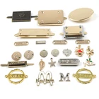 Metal for Premium Embossed Logo Metal Logo for Handbags
