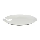 Oval 10 inch melamine plastic wine glass holder perforated plates
