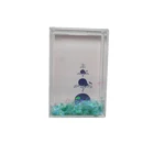 2x3 Plastic Mini Size Instax Glitter Liquid Photo Frame with Water