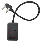South Africa 2 Electrical Outlets Power Strip Child Protection Socket