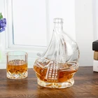 SEMLI Custom High Quality Fancy Unleaded Whisky Brandy Glass Bottle