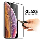 Custom Full Cover Screen Protector Tempered Glass Film For iPhone 8 7 Plus XR XS MAX