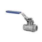 Popular 2PC DN10 Small Mini Float Stainless Steel Ball Valve